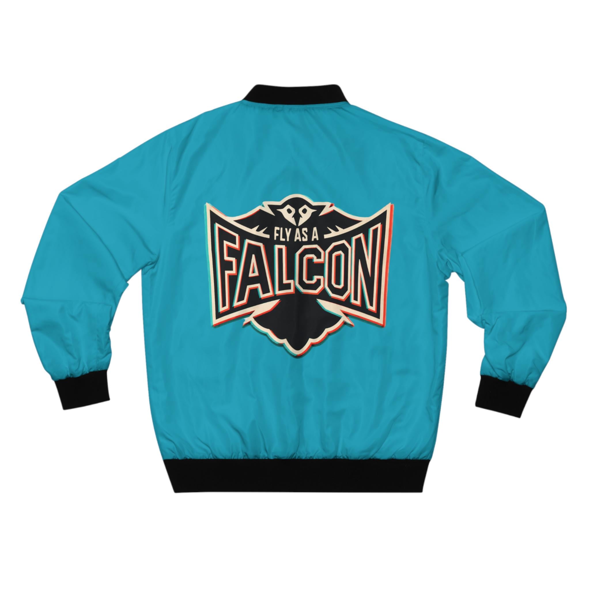 Fly As A Falcon Retro 3D bomber jacket alternate view