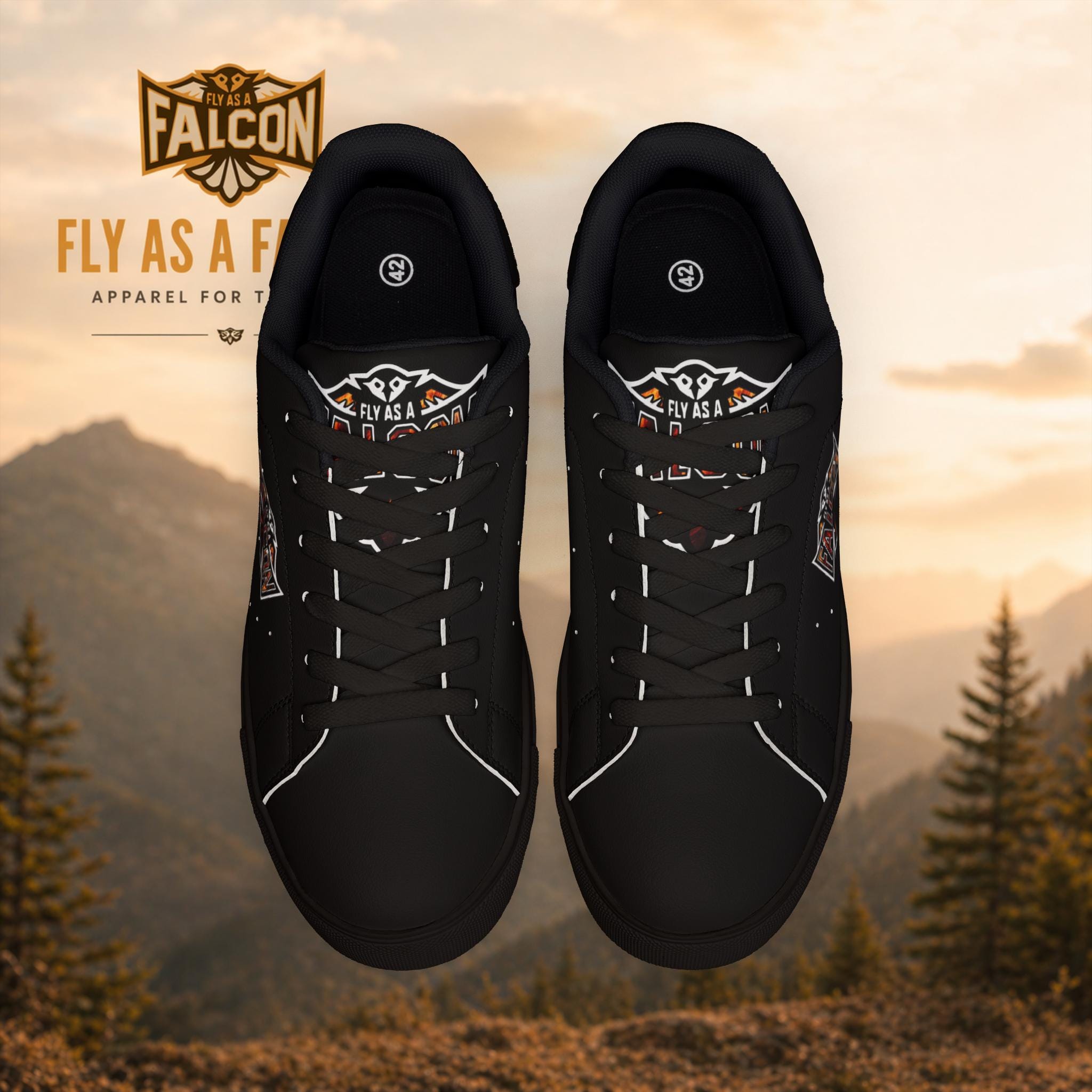 Fly As A Falcon Low-Top Sneakers | Phoenix model profile