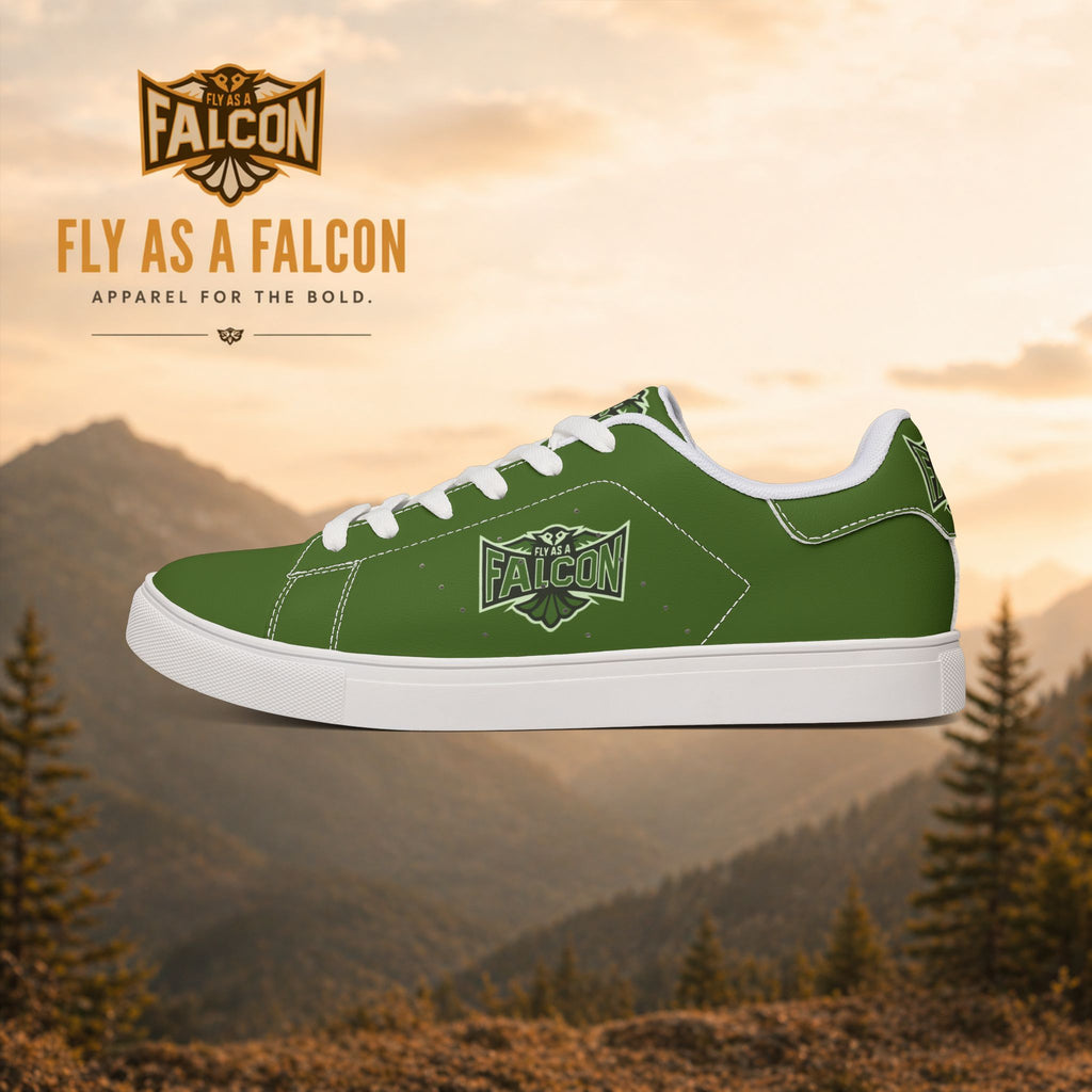 Fly As A Falcon Low-Top Sneakers | Forest Ash