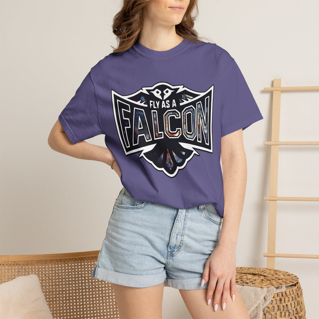 Fly As A Falcon Graphic T-Shirt | Cosmos