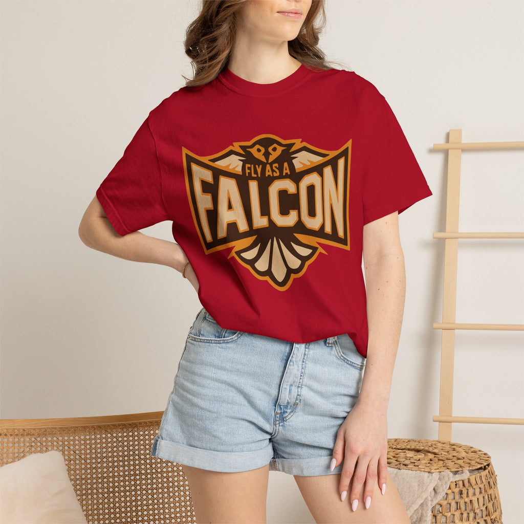 Fly As A Falcon T-Shirt | Sepia