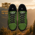 Fly As A Falcon Low-Top Sneakers | Forest Ash