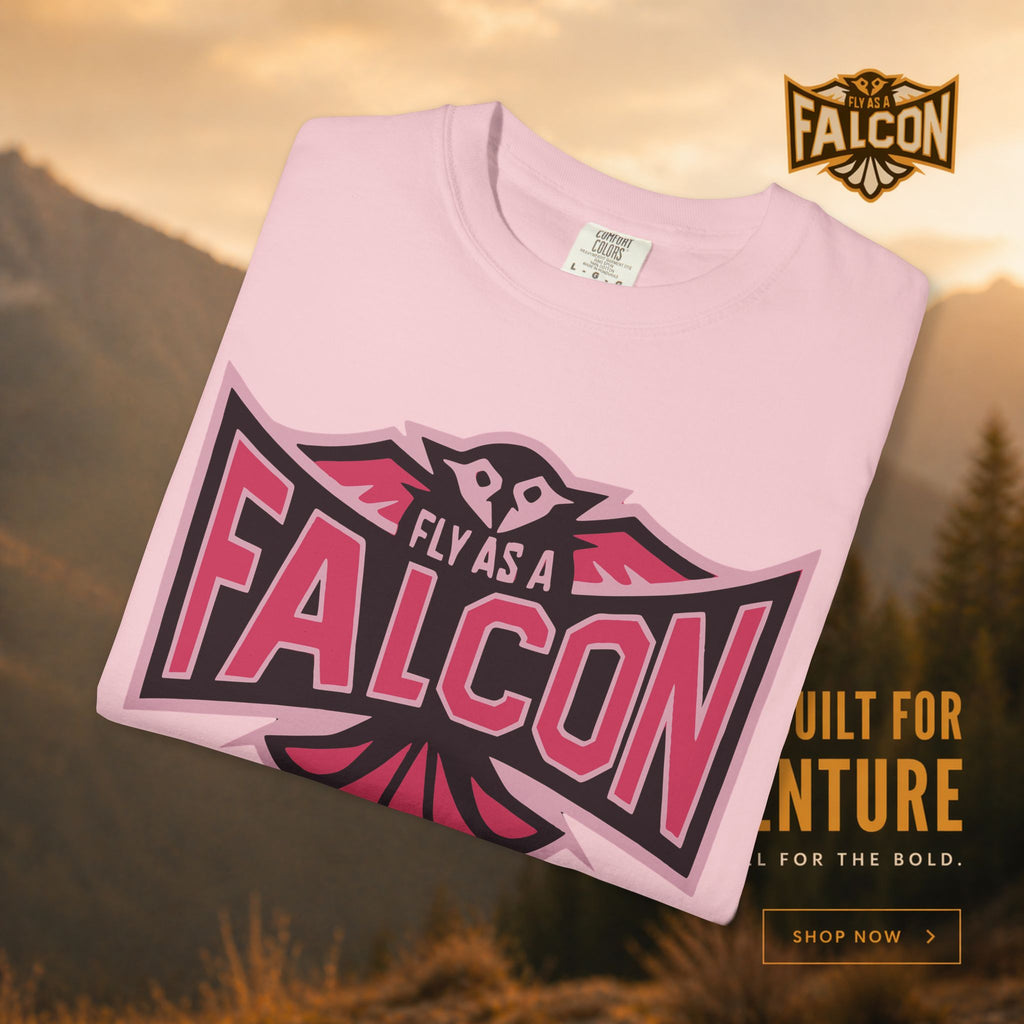 Fly As A Falcon T-Shirt | Wild Rose
