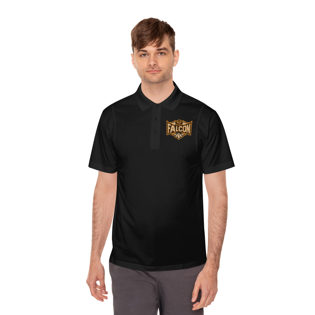 Fly As A Falcon Polo Shirt | Sepia