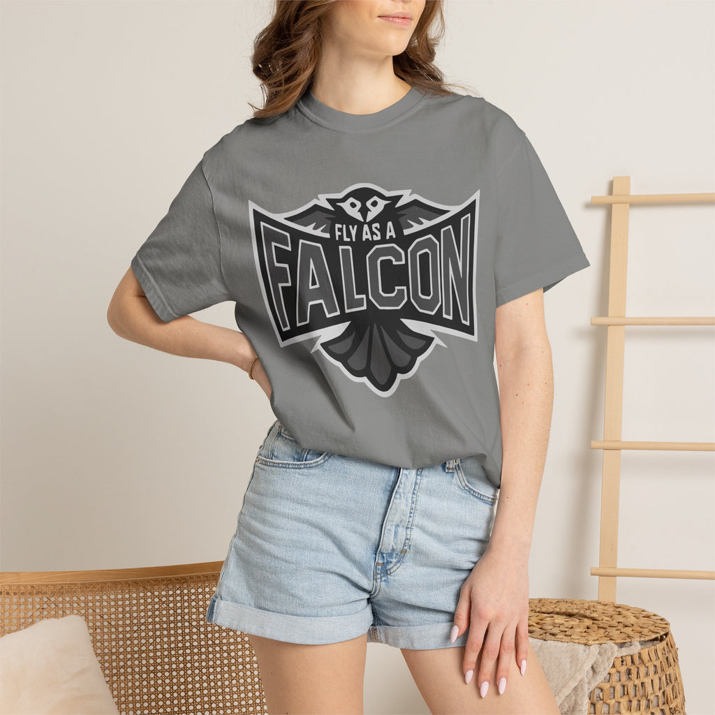 Fly As A Falcon T-Shirt  |  Granite