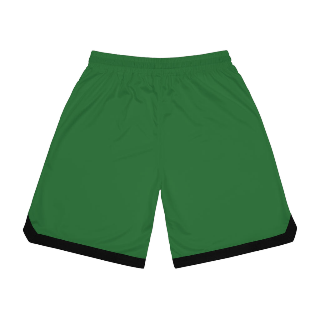 Fly As A Falcon Basketball Shorts | Forest Ash Green