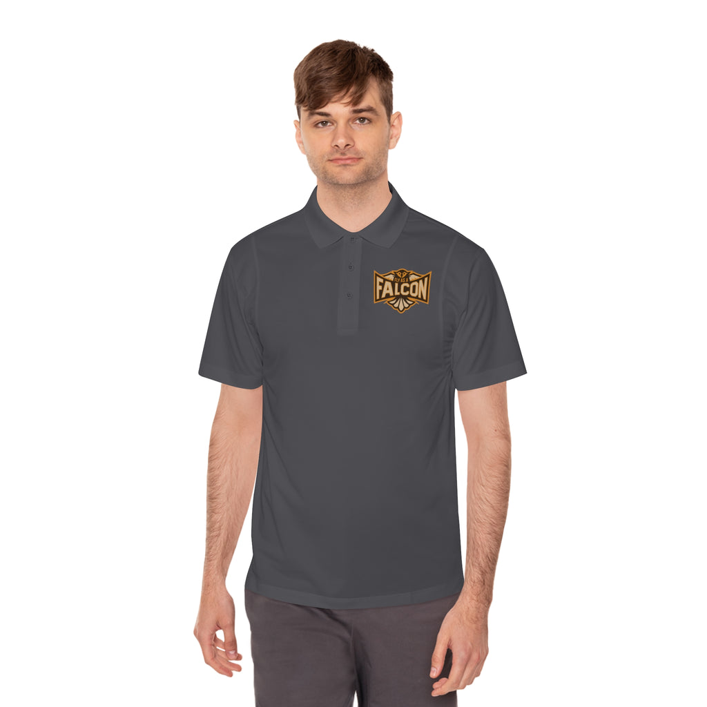 Fly As A Falcon Polo Shirt | Sepia