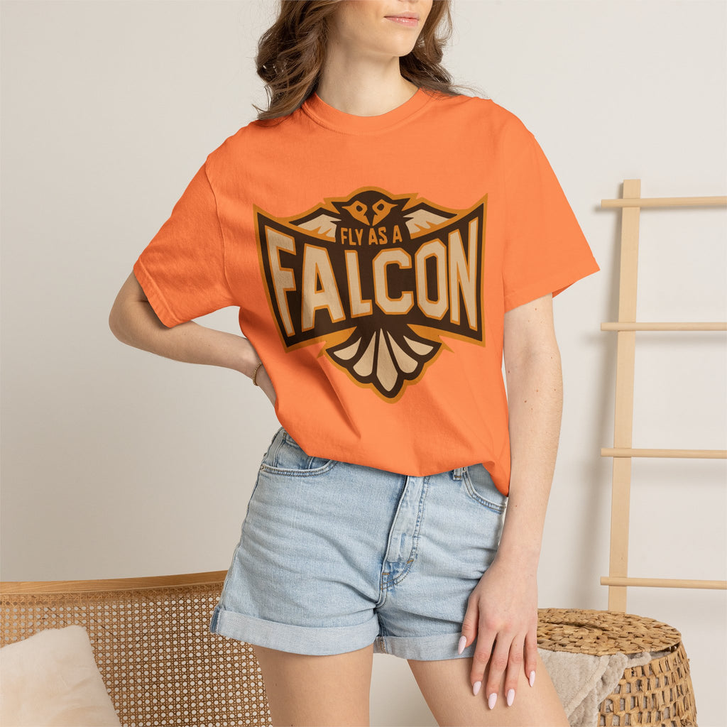 Fly As A Falcon T-Shirt | Sepia