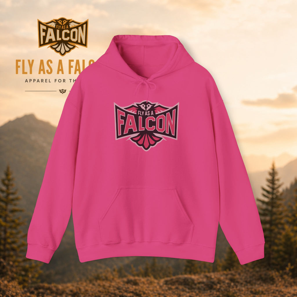 Fly As A Falcon Hoodie | Wild Rose