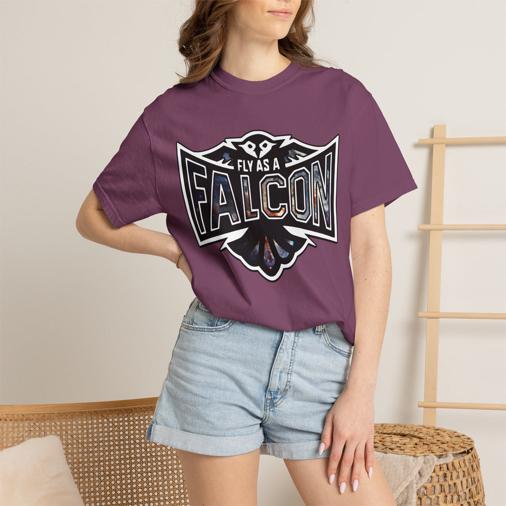Fly As A Falcon Graphic T-Shirt | Cosmos