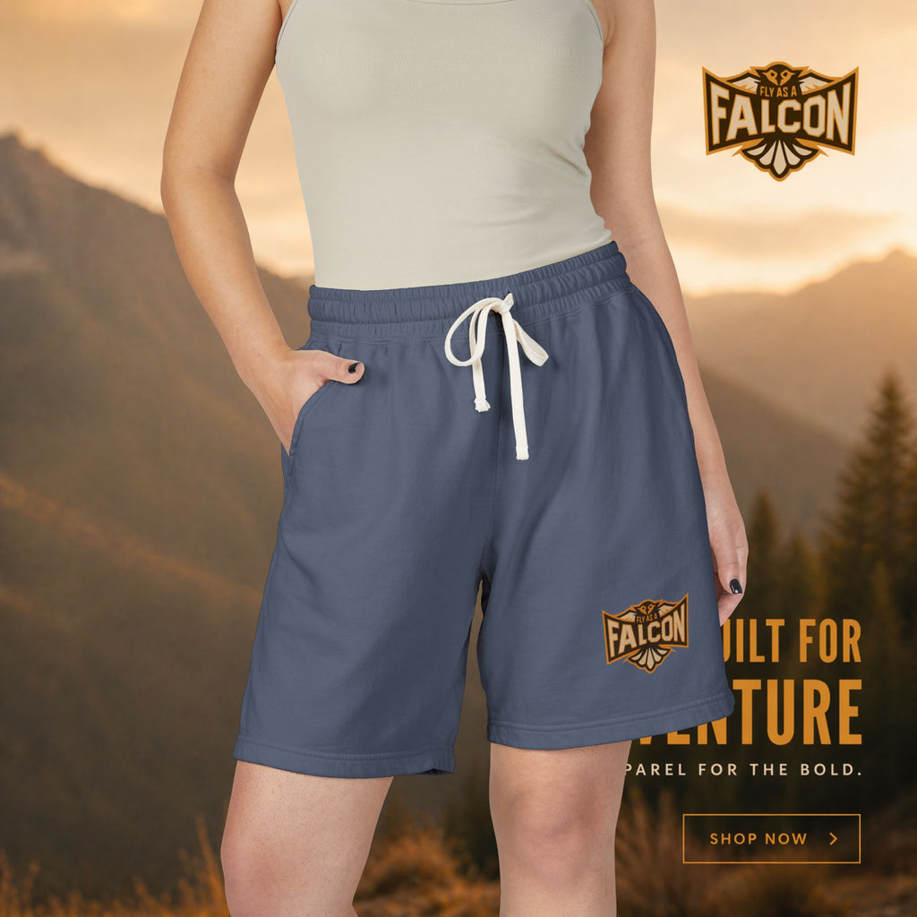 Fly As A Falcon Fleece Sweat Shorts | Sepia