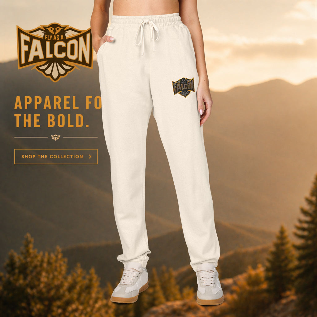 Fly As A Falcon Sweatpants | Black & Gold Collection 02