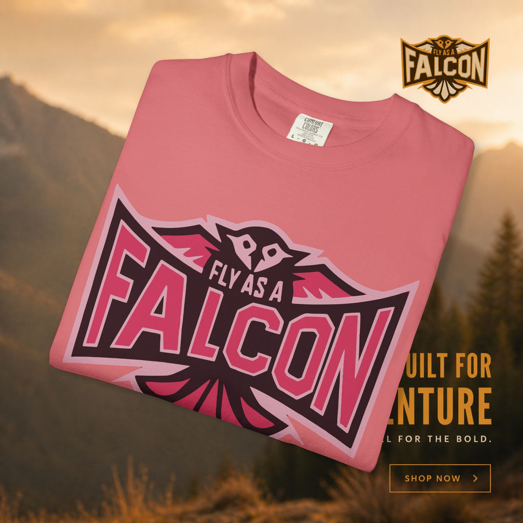Fly As A Falcon T-Shirt | Wild Rose