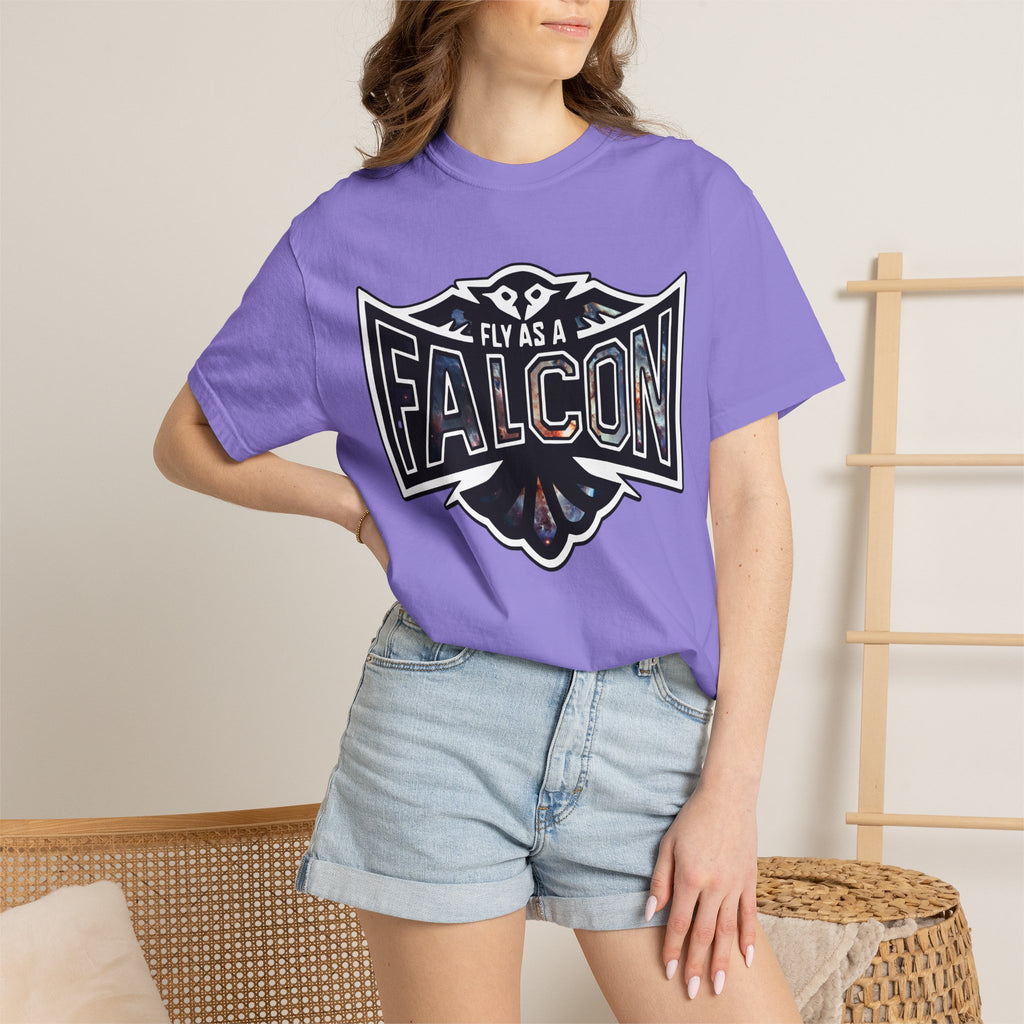 Fly As A Falcon Graphic T-Shirt | Cosmos