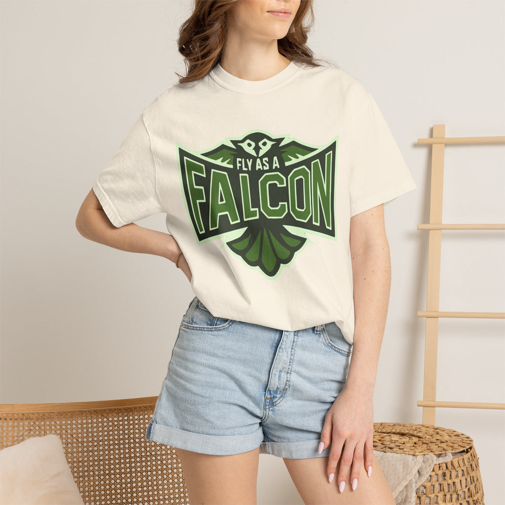 Fly As A Falcon T-Shirt | Forest Ash Retro