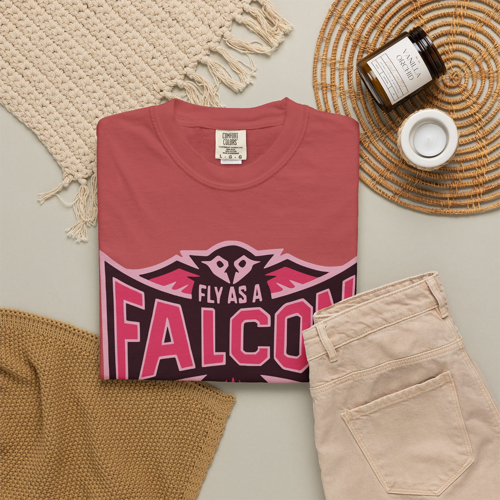 Fly As A Falcon T-Shirt | Wild Rose