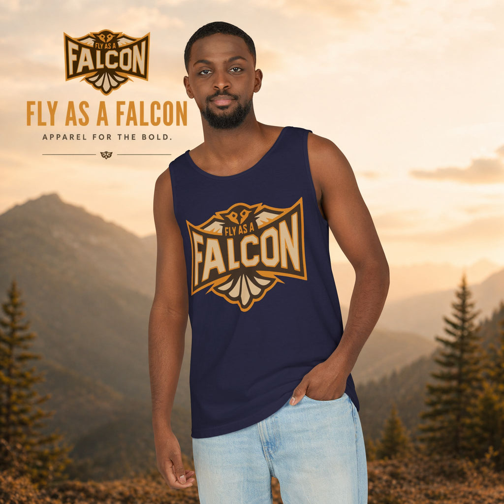 Fly As A Falcon Tank Top |  Sepia
