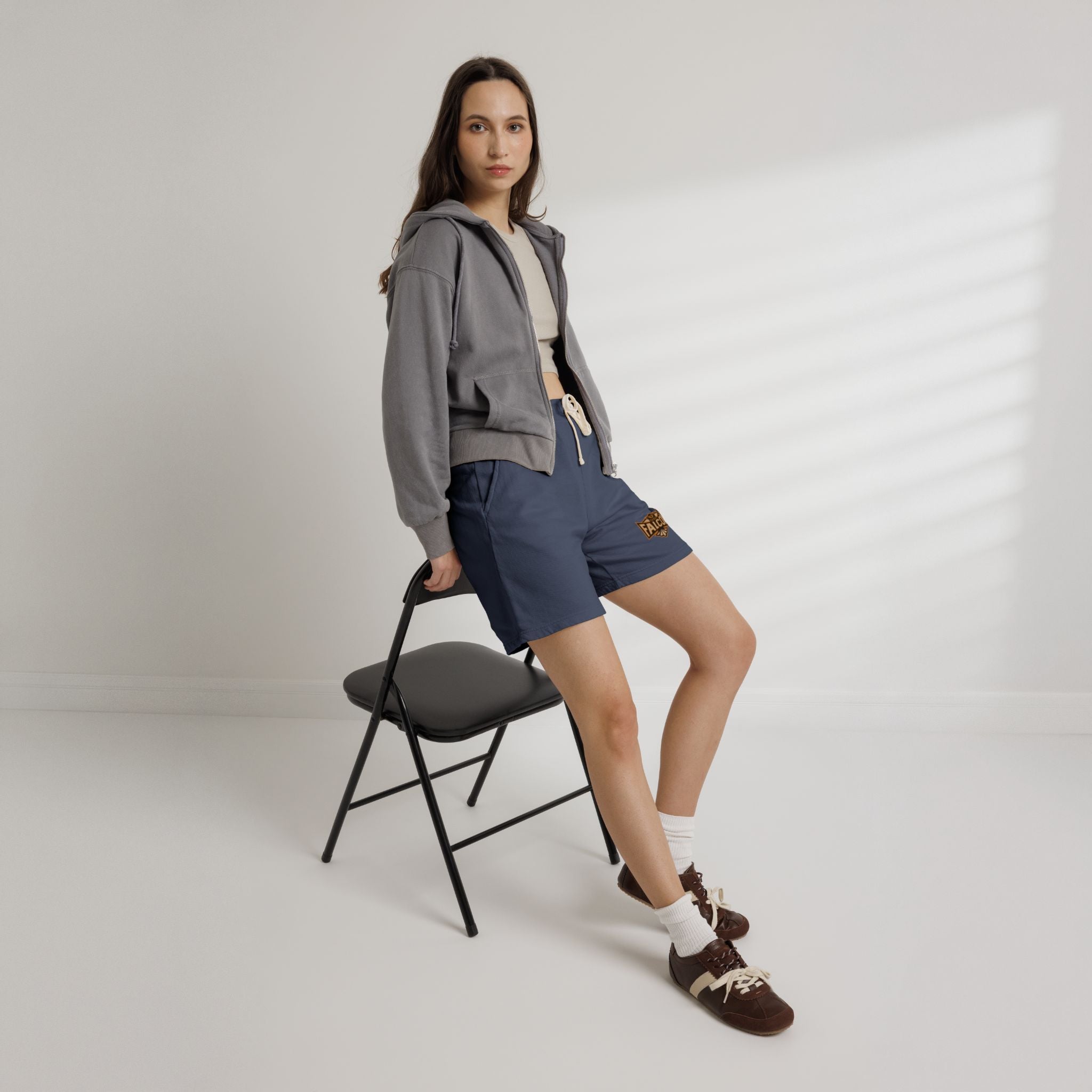 Fly As A Falcon Fleece Sweat Shorts | Sepia