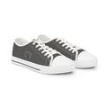 Fly As A Falcon Low Top Sneakers |  Granite Classic Grey Canvas Casual Shoes
