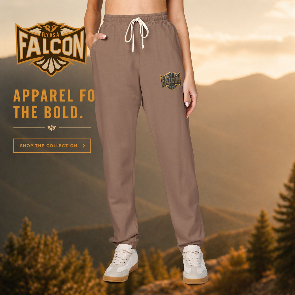 Fly As A Falcon Sweatpants | Black & Gold Collection 02