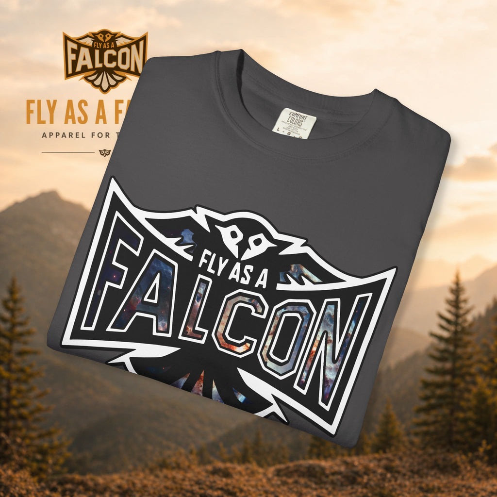 Fly As A Falcon Graphic T-Shirt | Cosmos