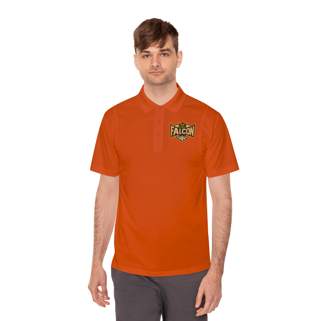 Fly As A Falcon Polo Shirt | Sepia