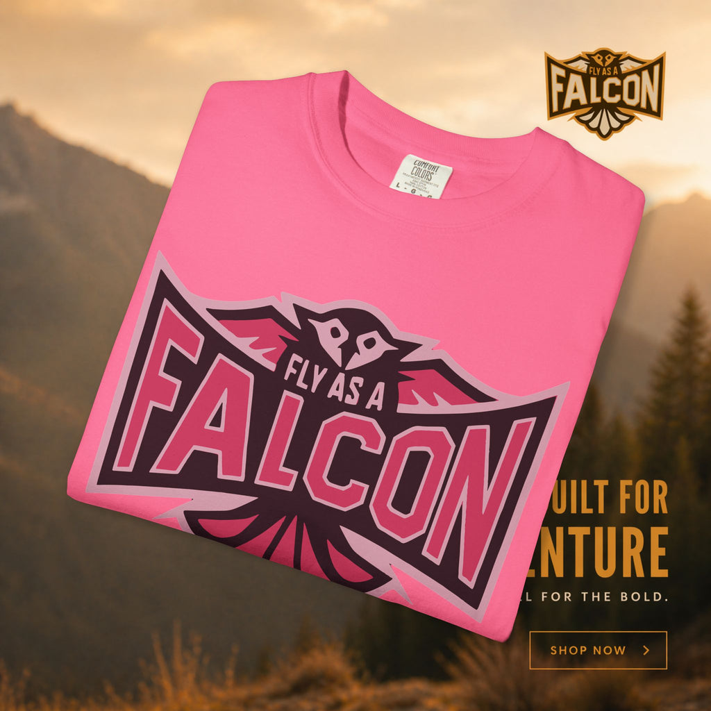 Fly As A Falcon T-Shirt | Wild Rose
