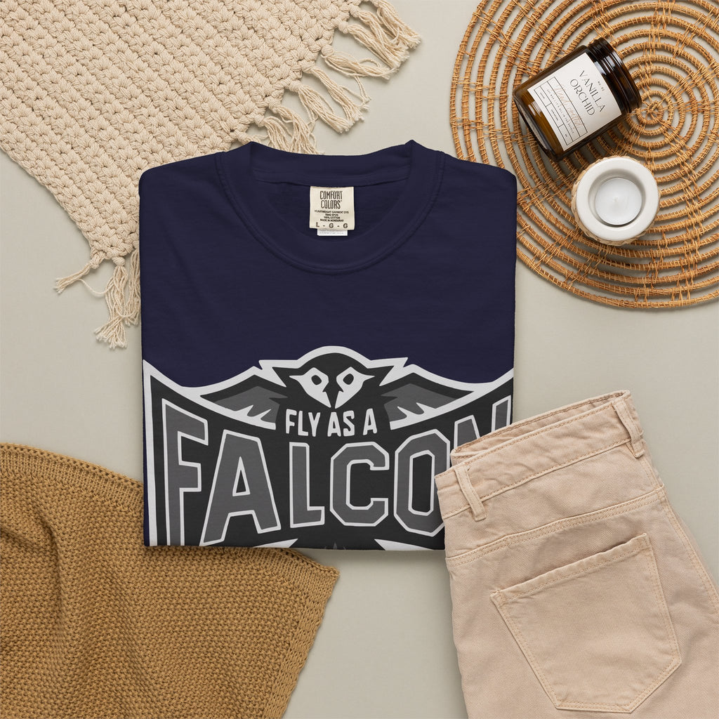 Fly As A Falcon T-Shirt  |  Granite