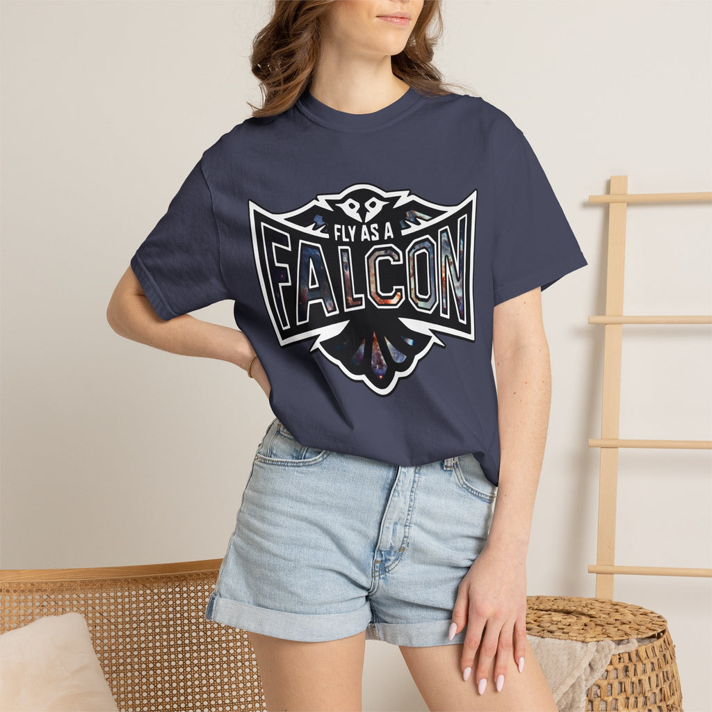 Fly As A Falcon Graphic T-Shirt | Cosmos
