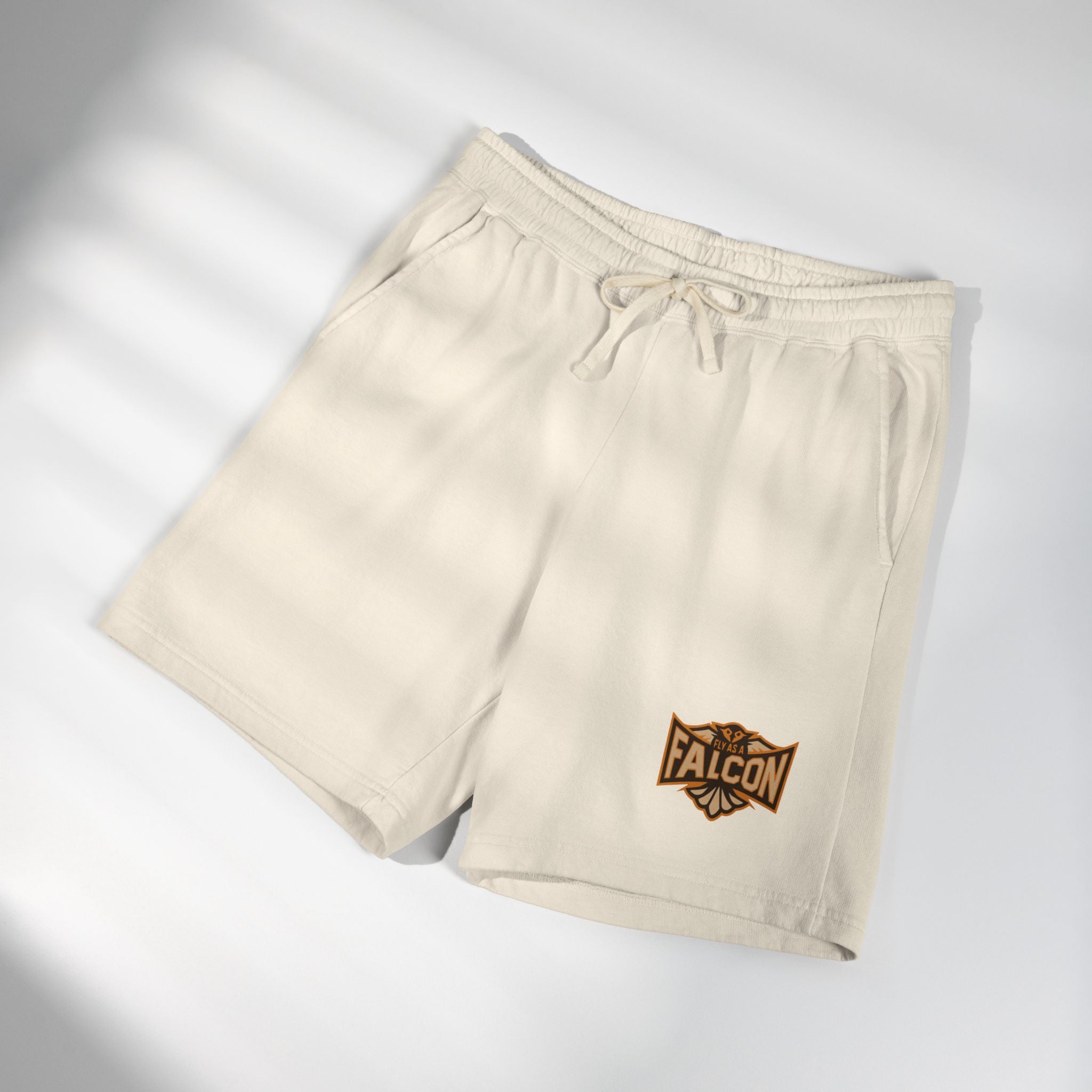 Fly As A Falcon Fleece Sweat Shorts | Sepia