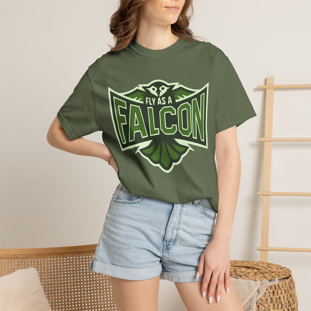 Fly As A Falcon T-Shirt | Forest Ash Retro