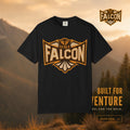 Fly As A Falcon T-Shirt | Sepia