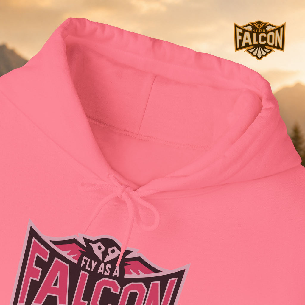 Fly As A Falcon Hoodie | Wild Rose