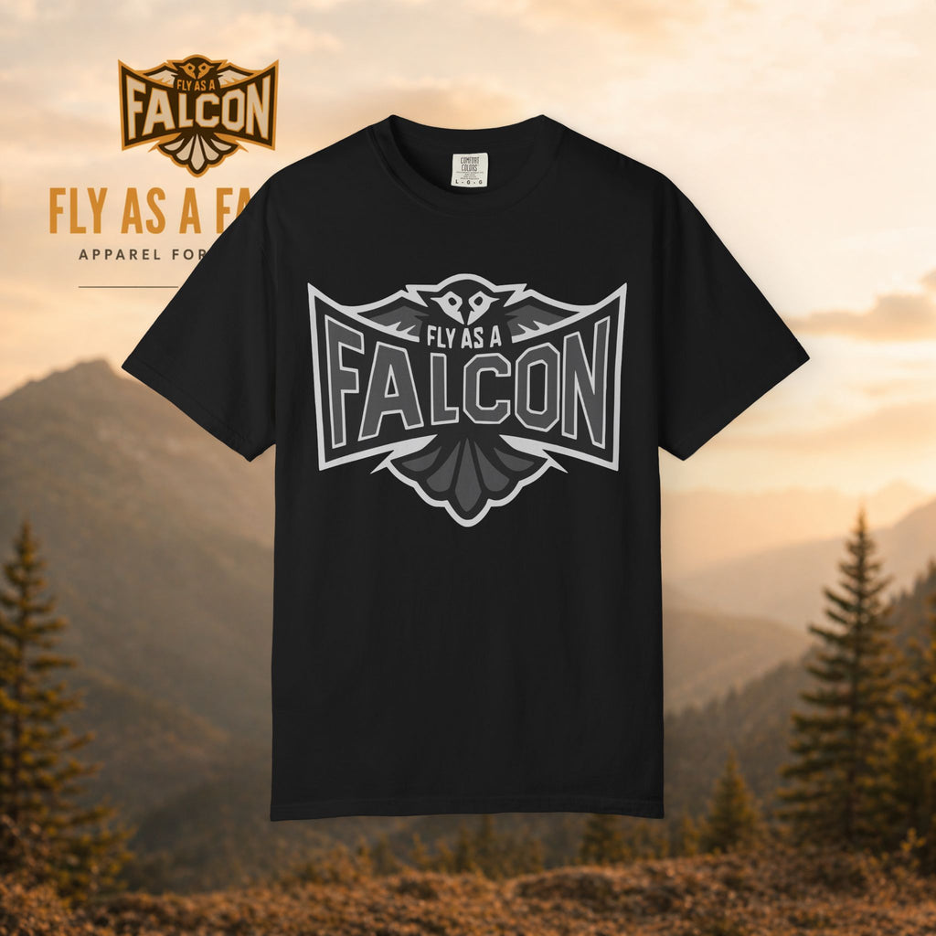 Fly As A Falcon T-Shirt  |  Granite