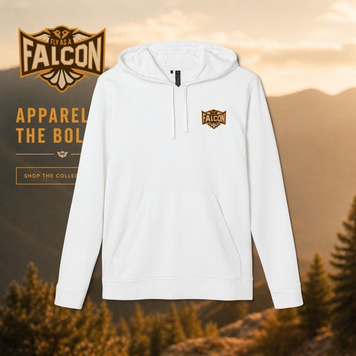 Fly As A Falcon Adidas Pullover Hoodie | Sepia