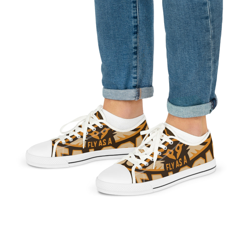 Fly As A Falcon Low Top Sneakers | Sepia