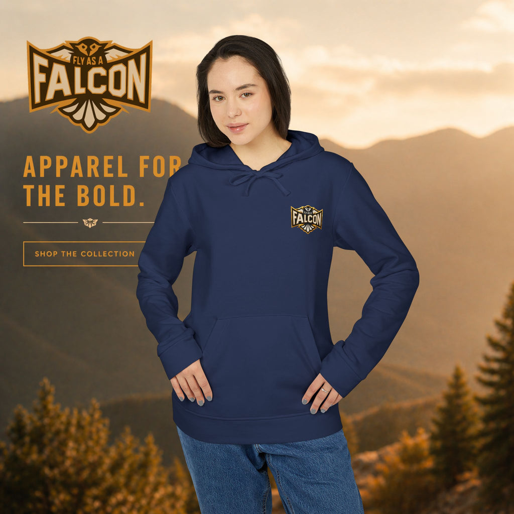 Fly As A Falcon Adidas Pullover Hoodie | Black & Gold Collection 01