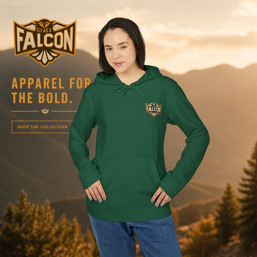 Fly As A Falcon Adidas Pullover Hoodie | Black & Gold Collection 01