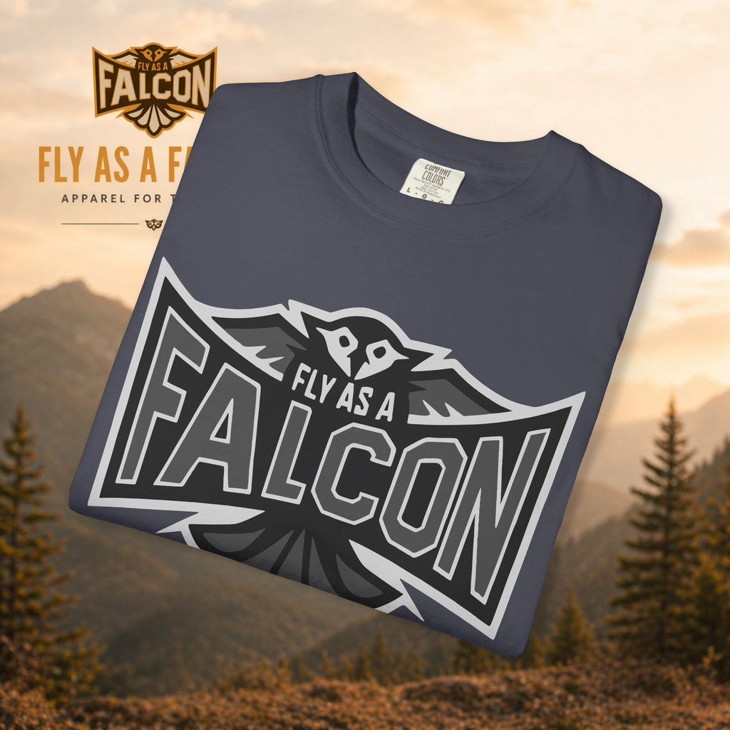 Fly As A Falcon T-Shirt  |  Granite