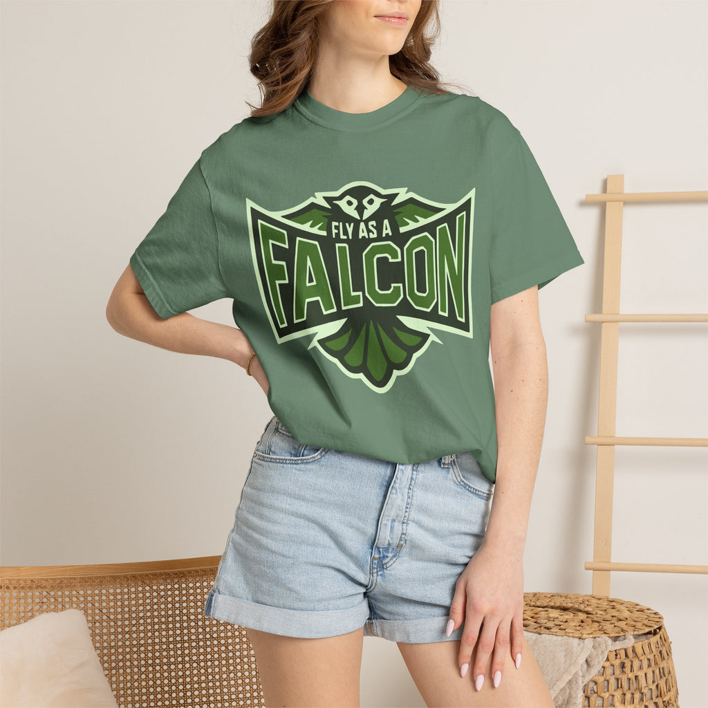 Fly As A Falcon T-Shirt | Forest Ash Retro