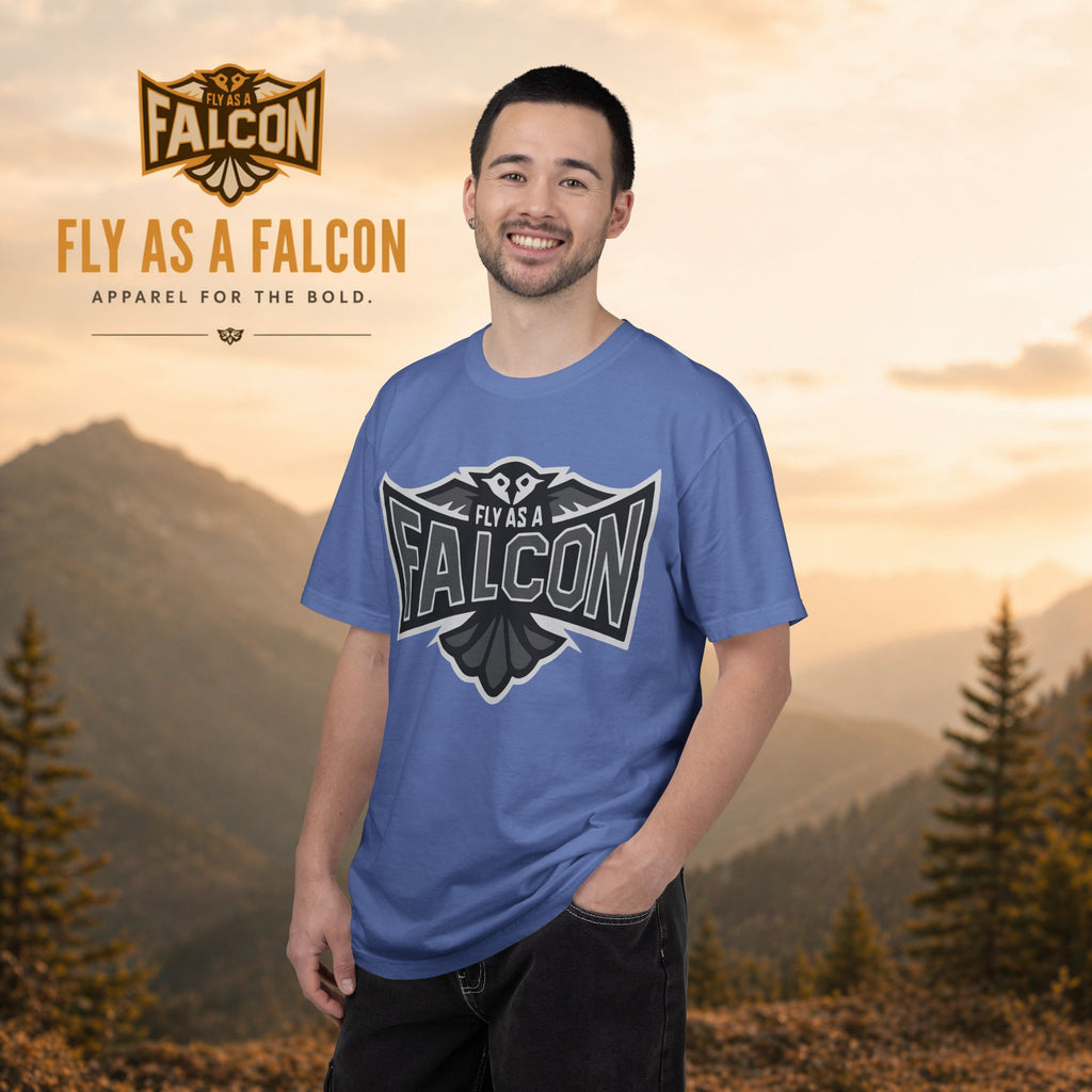 Fly As A Falcon T-Shirt  |  Granite