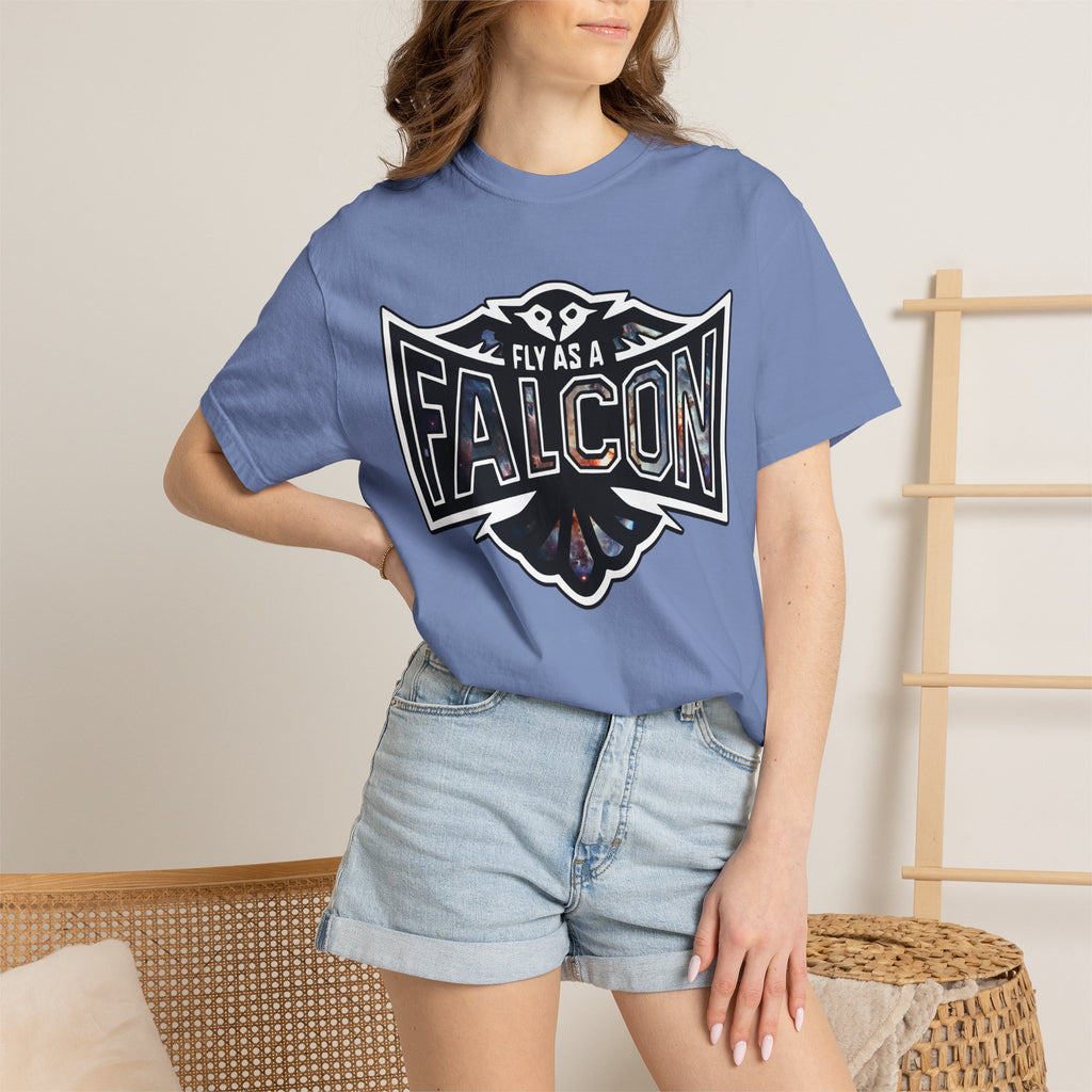 Fly As A Falcon Graphic T-Shirt | Cosmos