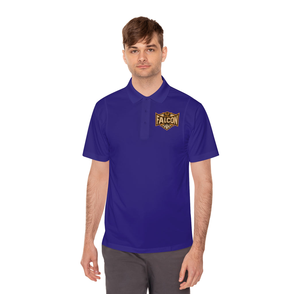 Fly As A Falcon Polo Shirt | Sepia