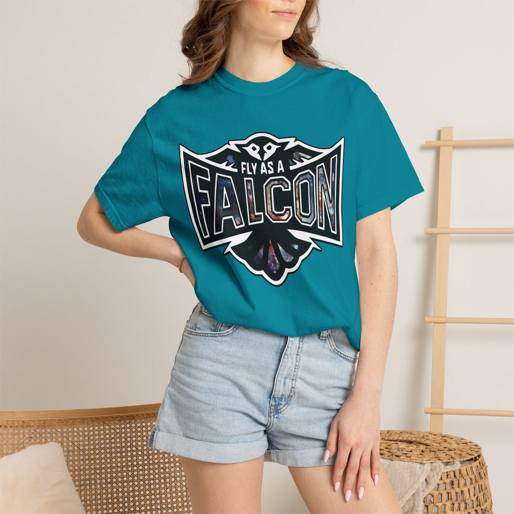 Fly As A Falcon Graphic T-Shirt | Cosmos
