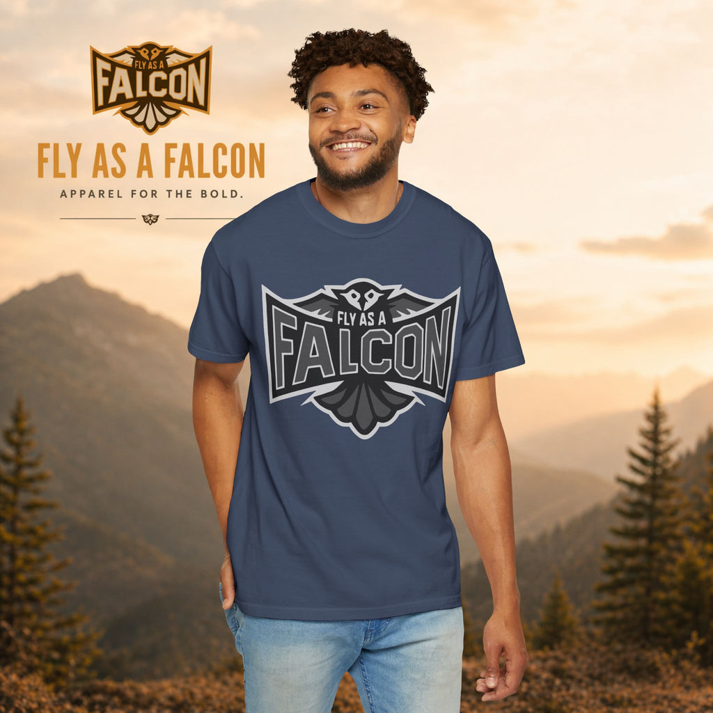 Fly As A Falcon T-Shirt  |  Granite