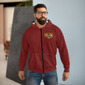 Fly As A Falcon Zip Hoodie | Sepia