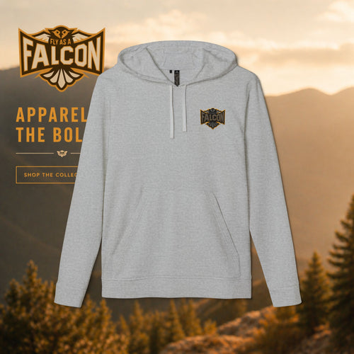 Fly As A Falcon Adidas Pullover Hoodie | Black & Gold Collection 02