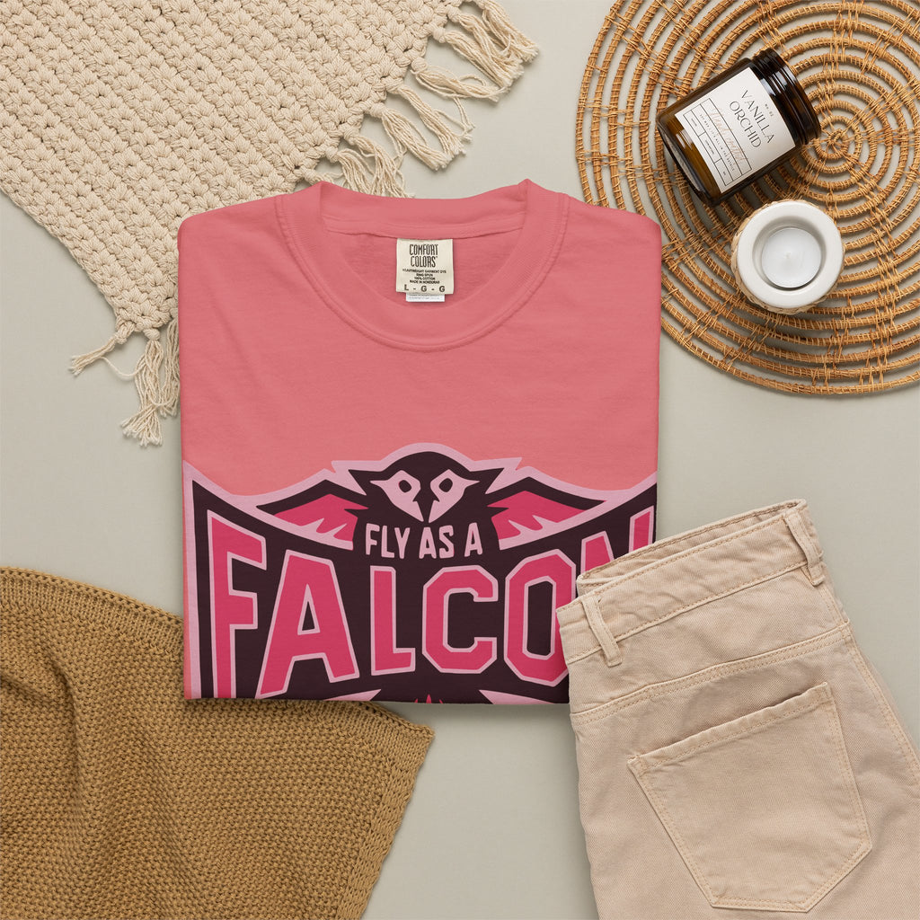 Fly As A Falcon T-Shirt | Wild Rose