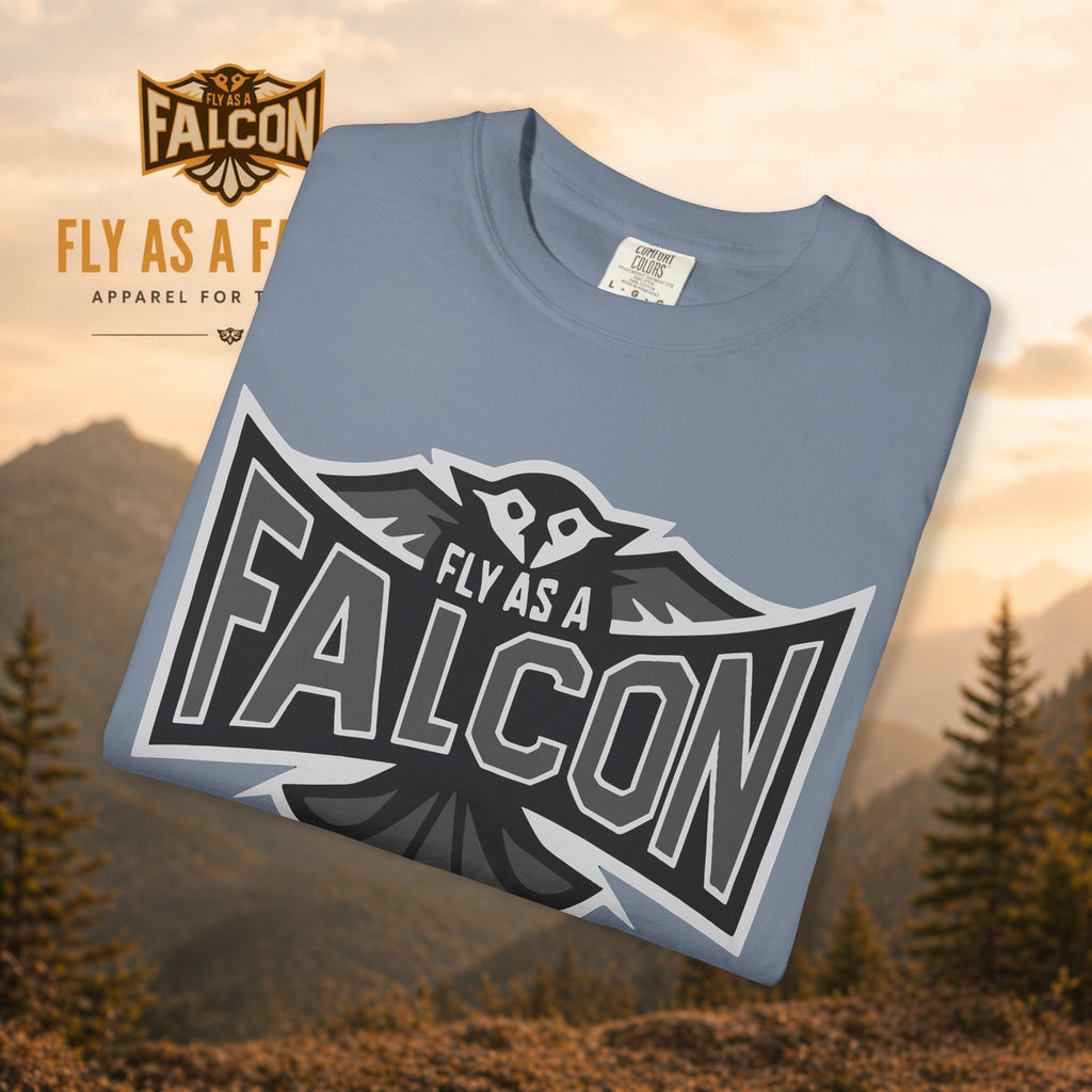 Fly As A Falcon T-Shirt  |  Granite