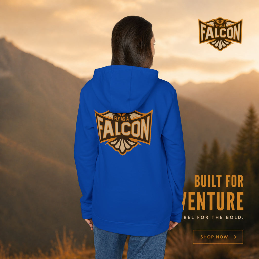 Fly As A Falcon Adidas Pullover Hoodie | Sepia